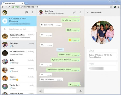 Cómo guardar mensajes de WhatsApp de Android a PC a través de WhatsApp Web