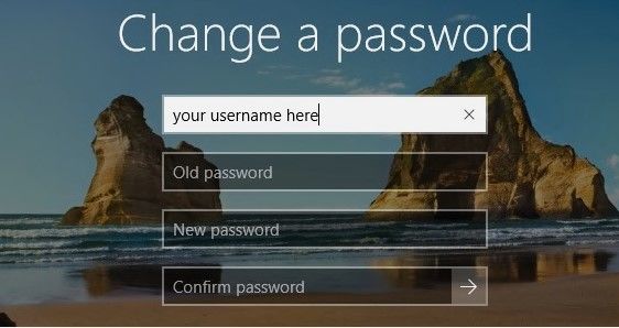 Cambiar la contraseña de Windows 10